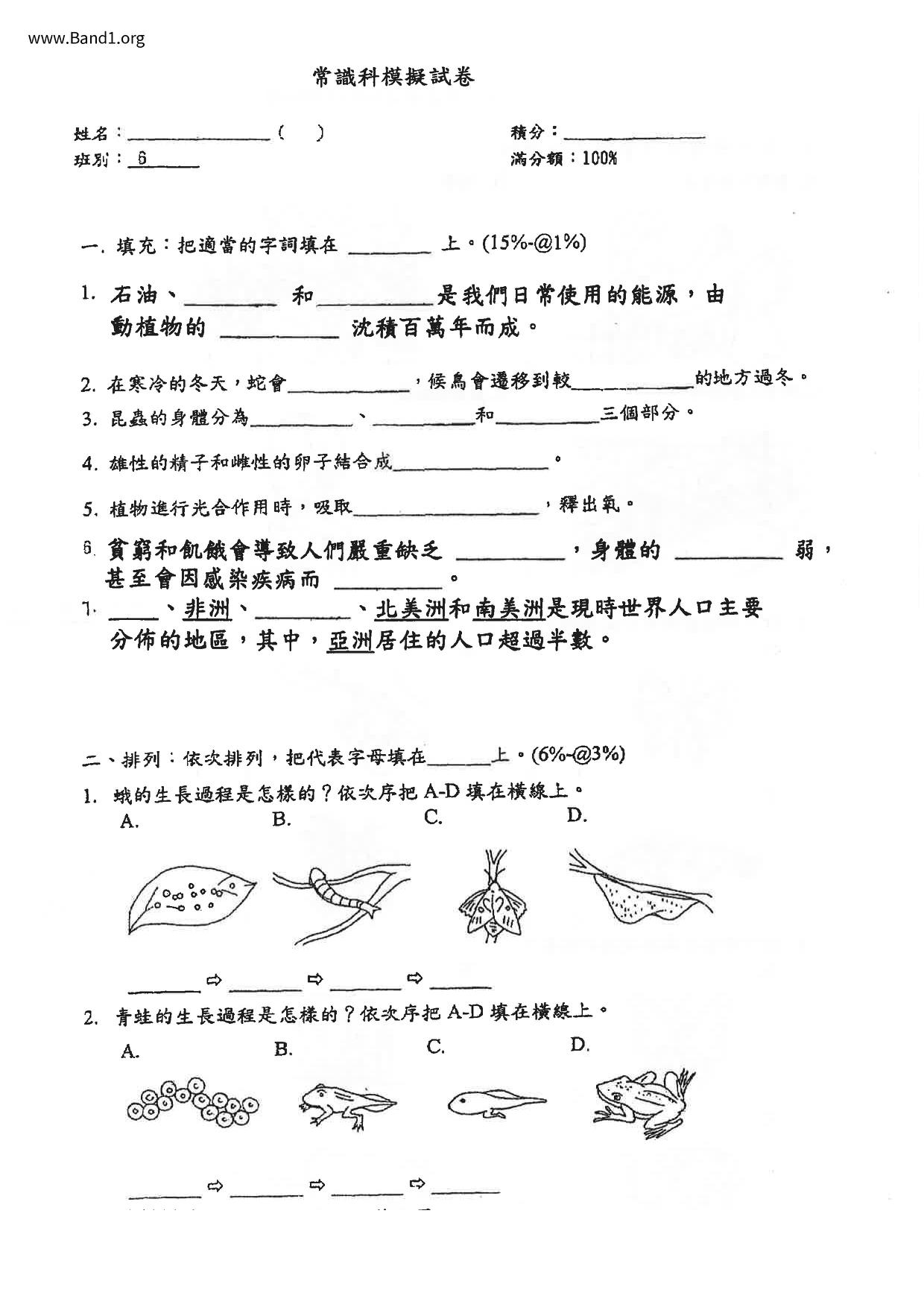 P6GS試卷