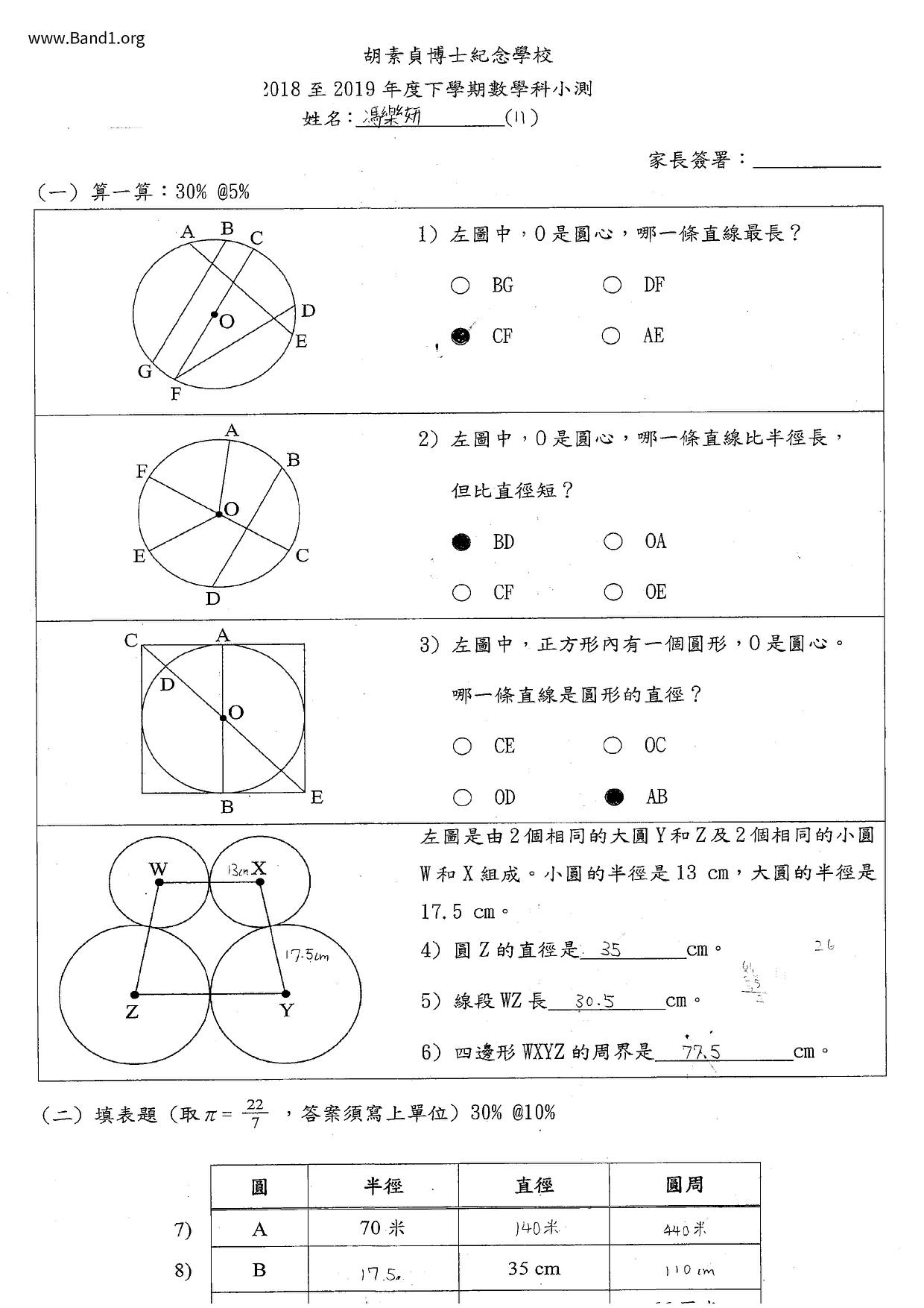 P6Maths試卷