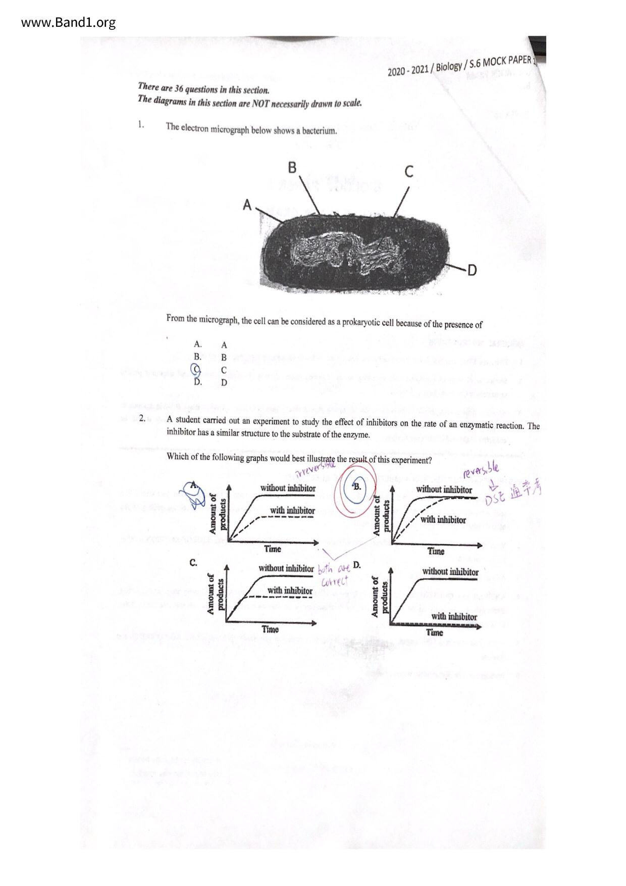 F6Biology試卷