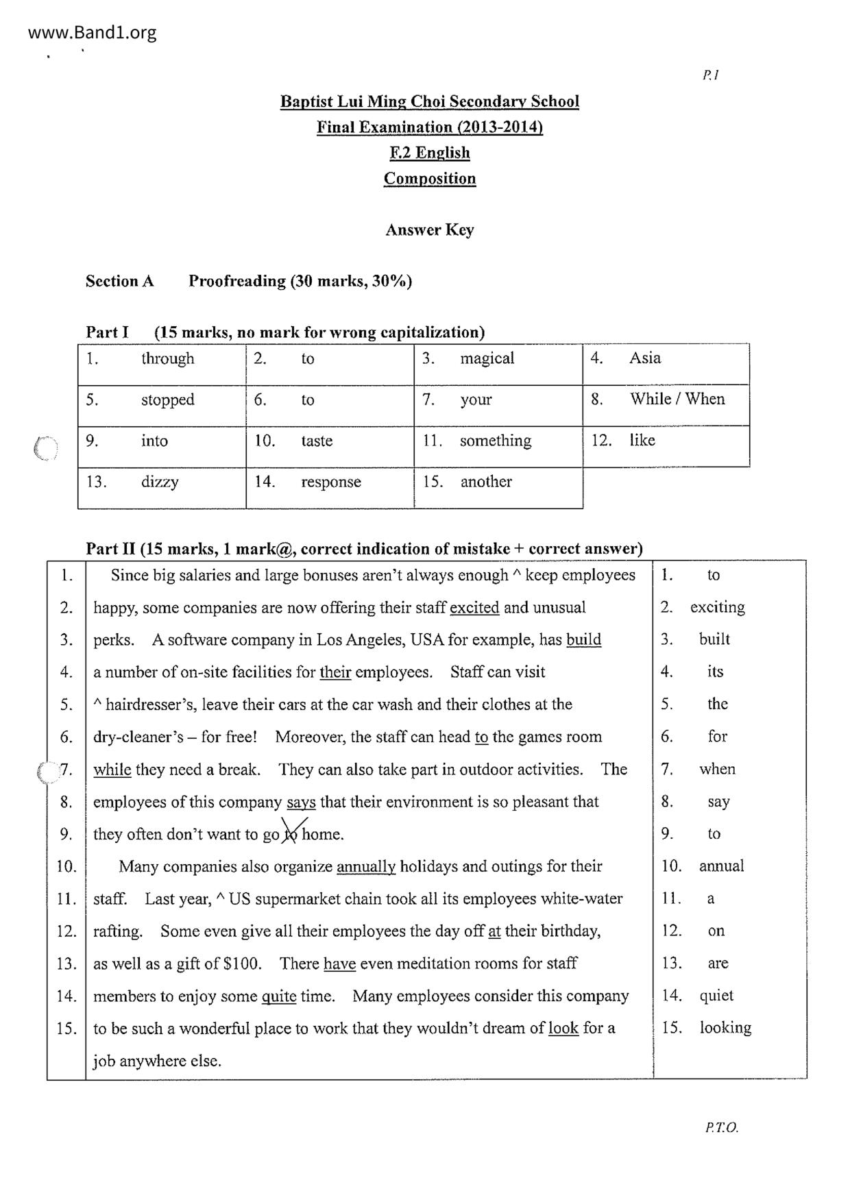 F2English試卷