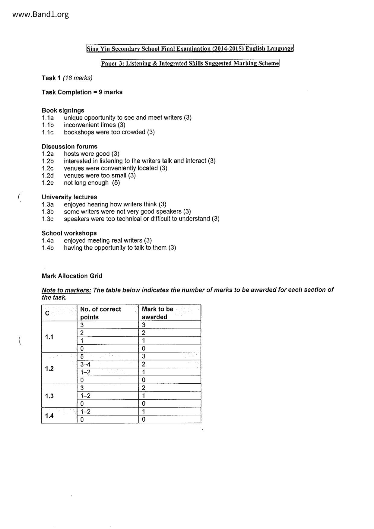 F4English試卷