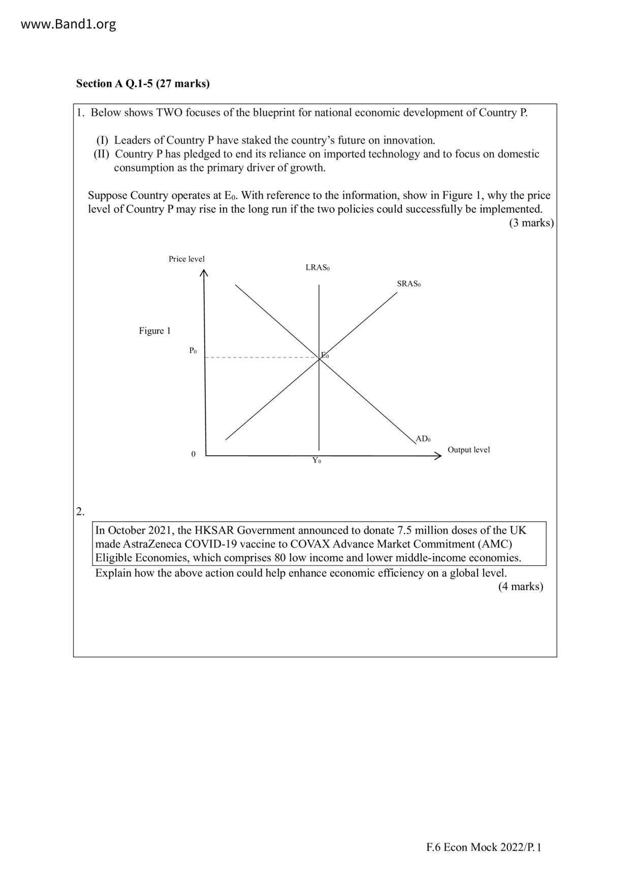 F6Economics試卷