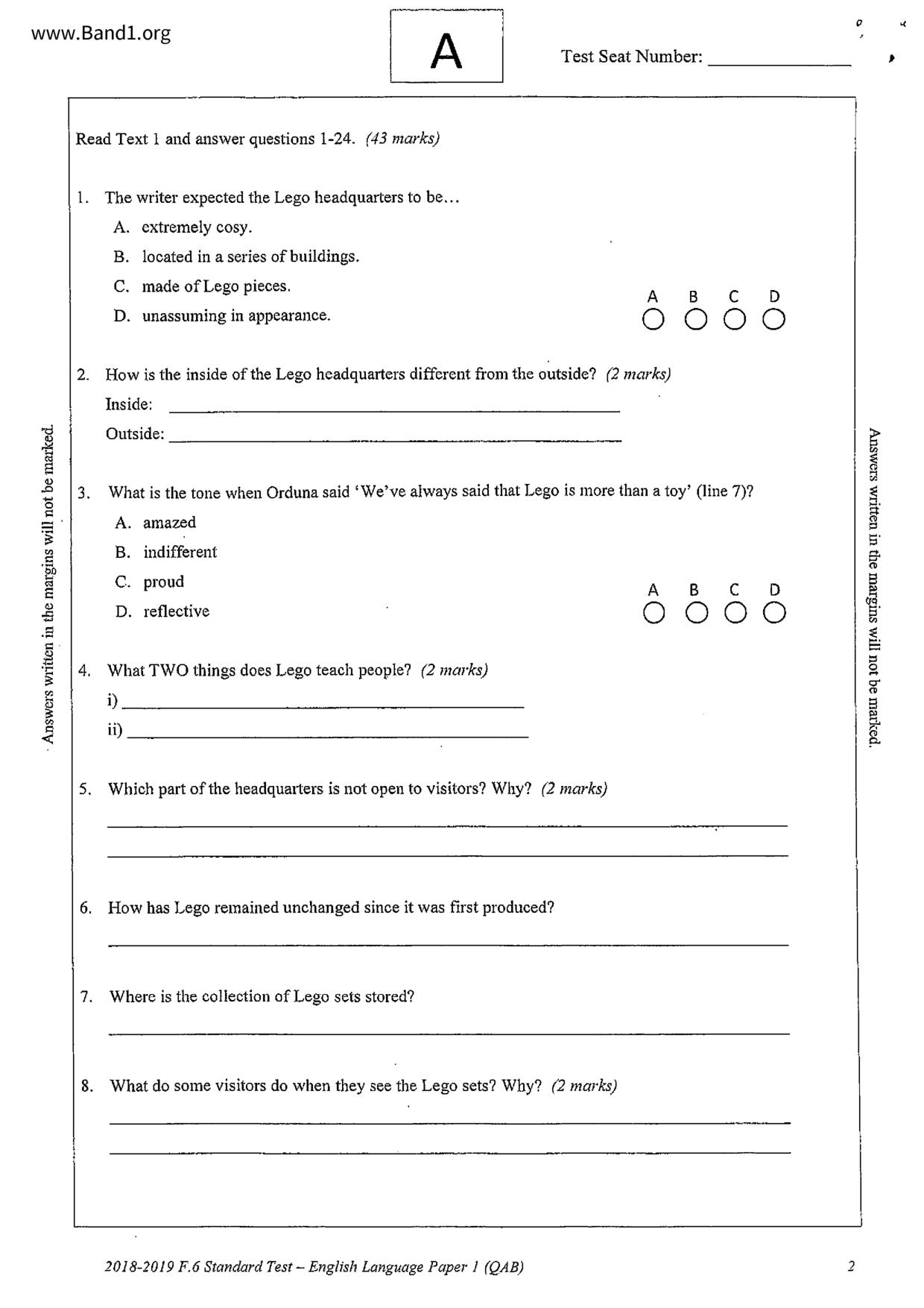 F6English試卷