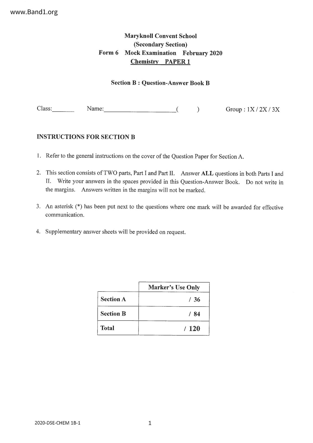 F6Chemistry試卷