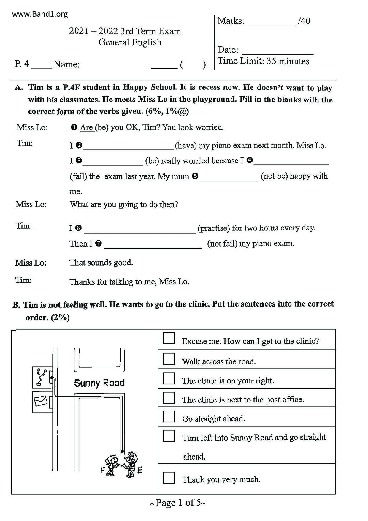 P4English試卷