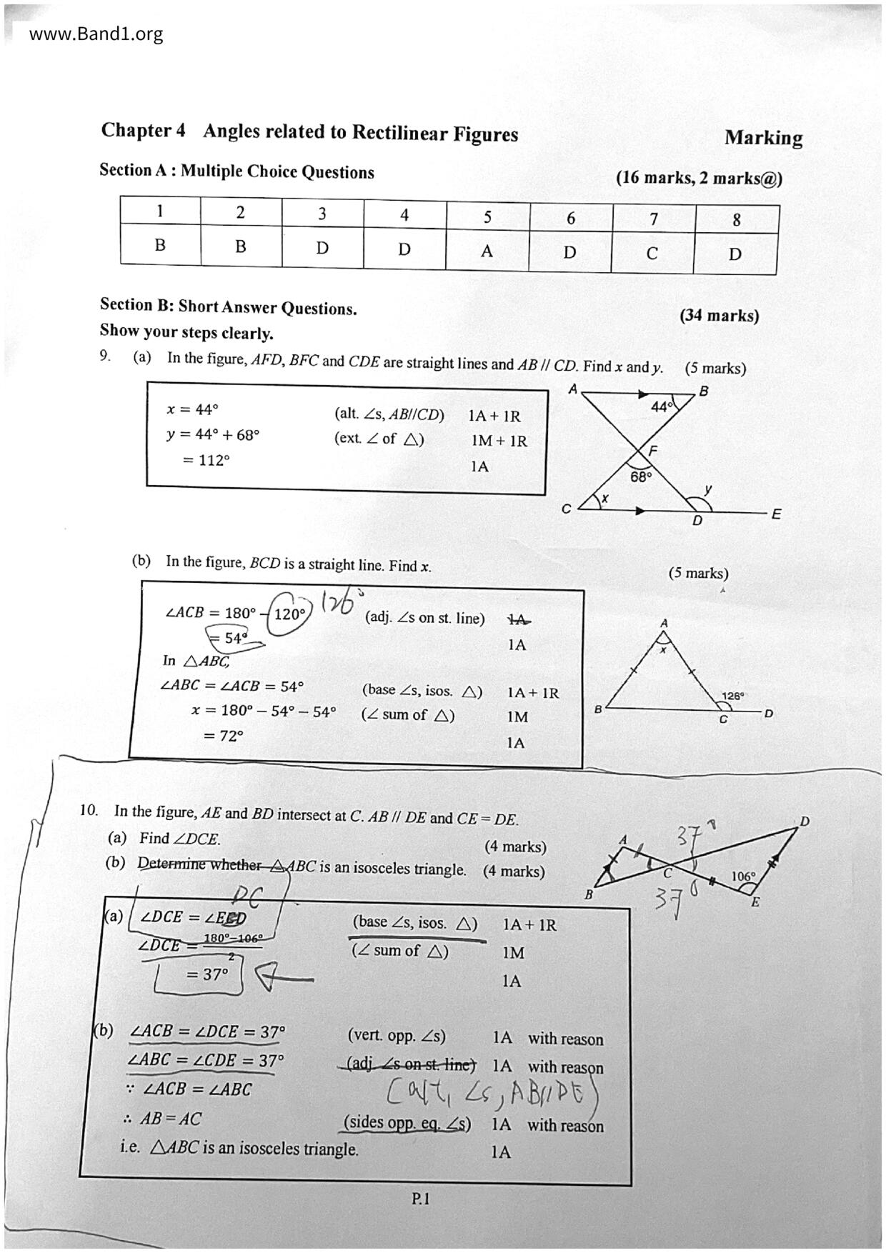 F2Maths試卷