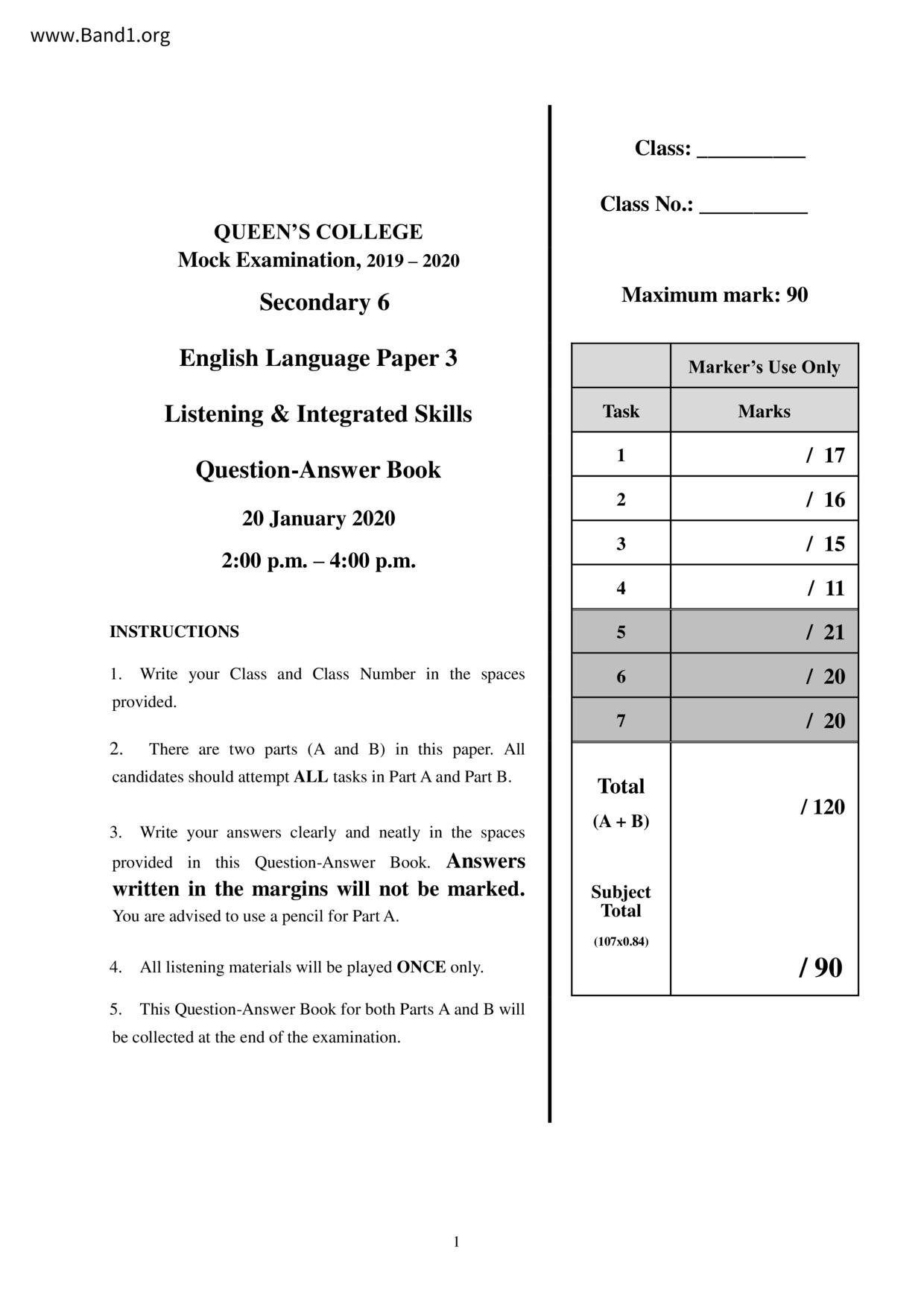 F6English試卷