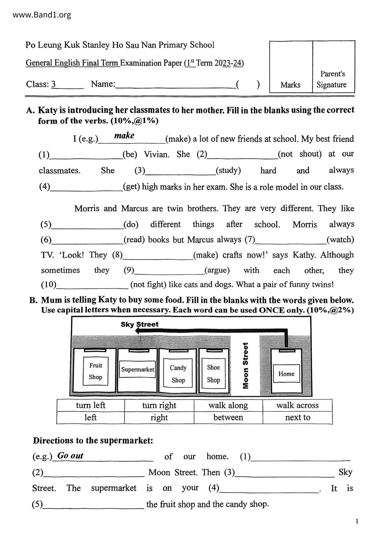 P3English試卷